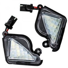 Set 2 Lampi Led (Puddle Lights) &ndash; lumini sub Oglinzi GizMondo&reg; compatibile cu Skoda Superb II / 2, Octavia 3 / III, PUDDLE LIGHT