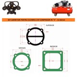 Garnituri set pentru cap compresor de aer V 65mm CH079 Mod.2(H)