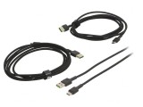 Cablu USB 2.0 USB A la USB C Negru 480Mbps