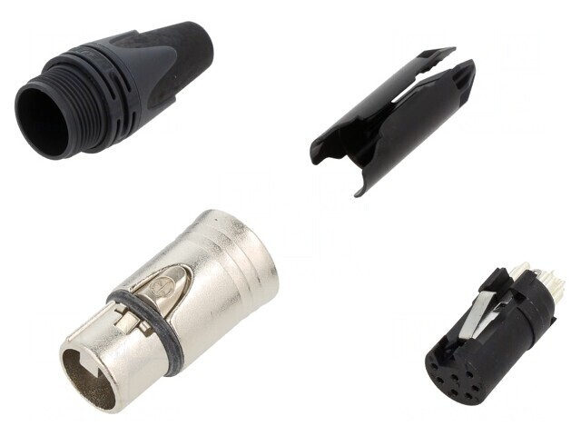 Mufă XLR Mamă 7 Pin pe Cablu Lipire
