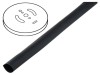 Manșon termocontractabil negru 25,4mm 2:1 rolă