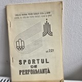 Revista Sportul de performanta Nr. 221