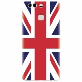 Husa silicon pentru Huawei P9 Plus, UK Flag Illustration