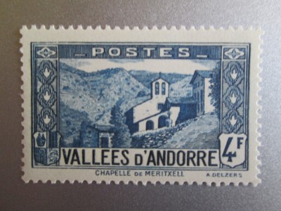 ANDORRA 4F SERIE MNH=95 foto