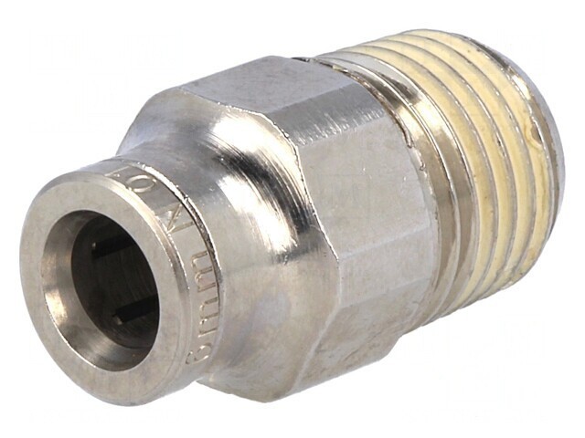 Racord Push-In Alamă Nichelată BSP 1/4&quot;