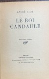 Le roi candaule (Regele Candaules- carte in franceza)- Andre Gide