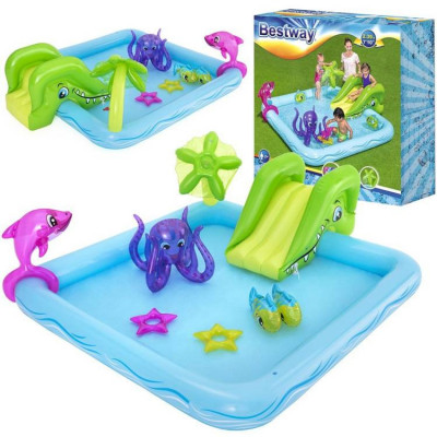 Bestway piscină piscină pentru copii loc de joacă Aquarium 53052 foto