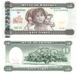 Eritrea 5 Nakfa 1997 P-2 UNC