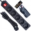 Prelungitor electric cu 5 prize, 5 m, Keltin K00246C-C