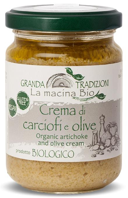 Crema BIO din anghinare si masline La Macina Bio