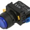 Comutator acţionat prin apăsare 22mm cu indicator LED