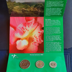 Set monede "Flora van Suriname", Suriname 2008 - BU - G 4268