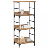 VidaXL Bibliotecă, stejar artizanal, 50x33x117,5 cm, lemn prelucrat