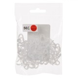 Set C&acirc;rlige Perdea, 50 Bucăți, Plastic, Transparent, Oem