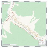 Cumpara ieftin Harta decorativa pentru perete Abrud, Stil Clasic, 100x100 cm, PVC