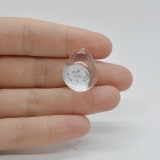 Cabochon cristal de stanca 21x17x9mm c71