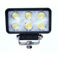 Proiector cu LED din metal dreptunghiular 18W 12/24V Kamar Garage AutoRide
