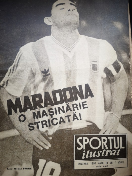 Revista Sportul ilustrat - Nr. 1 (568) - serie noua - Ianuarie 1991
