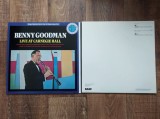 Benny Goodman &ndash; Live At Carnegie Hall, 2xDisc Vinil, BASF, Jazz, Ragtime, Big Band, Swing