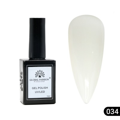 Oja semipermanentă Global Fashion, Gel polish&amp;nbsp;Elite Glow 15&amp;nbsp;ml,&amp;nbsp;34 foto