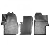 Set de 3 covorase cauciuc 3D stil tavita premium pentru VW Crafter II, 2 din 2017, Volkswagen