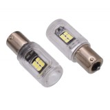 Set 2 becuri auto, cu LED, BA15S, pentru semnalizare, 12V, 5W, 196818