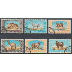 Jordan 1967 - Farm animals, serie stampilata