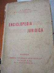 Enciclopedia juridica - G. Plastara foto