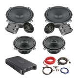 Cumpara ieftin Pachet Difuzoare Auto cu amplificator Renault Megane 3 2008-2014 Hertz Cento 760 W