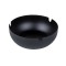 Scrumiera rotunda din metal, Negru, 10.5x3.5 cm, ATU-088662