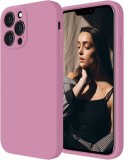 Husa de protectie din silicon pentru Samsung Galaxy A32 4G, SoftTouch, interior microfibra, Mov Lilac, Oem