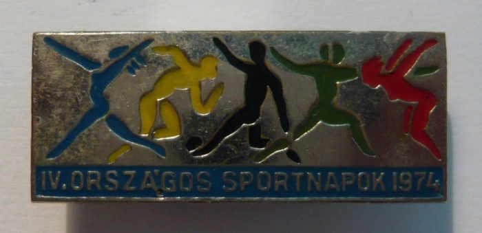 Insigna IV. Orszagos Sportnapok 1974