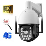 Camera de Supraveghere 4G/Wi-Fi/LAN Profesionala TSS-40ZOM5, Ultra HD