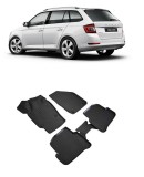 Cumpara ieftin Set covorase auto din cauciuc tip tavita SKODA Fabia III 3d (2014-2021)