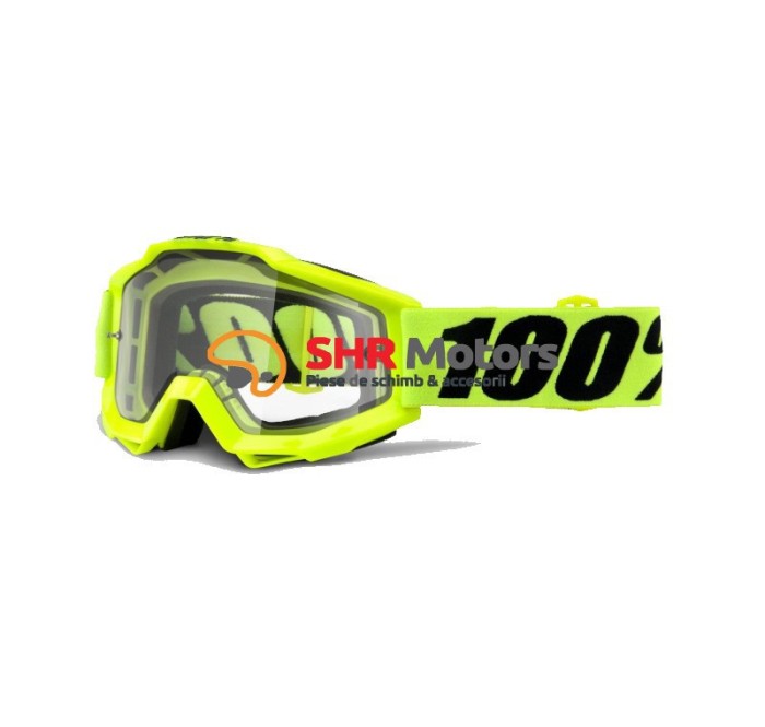 Ochelari 100% Accuri lentila dubla galben florescent