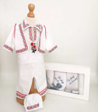 Set Botez Traditional Raul 24 , 2 piese costumas traditional si trusou Botez Traditional