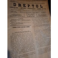 Dreptul, Revista de legislatiune, doctrina, jurisprudenta, economie politica,Anul XXXIV Nr.13 1905 - C.G.Dissescu, V.Athanasovici, Paul Negulescu, Al.