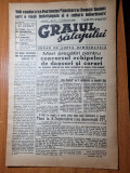 Graiul salajului 10 septembrie 1949-art. orasul zalau,carei,com. tihau