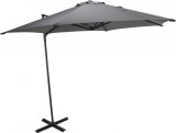 Cumpara ieftin Umbrela Terasa Gradina Gri, 270cm, H 225cm, Protectie UV, Filtru UPF 30+