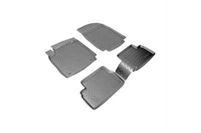 SET COVORASE AUTO CAUCIUC FIT NISSAN MICRA (2002-2010) - 5 PCS foto
