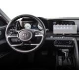 Folie protectie display navigatie si ceasuri de bord Duragon, din silicon, pentru Hyundai Elantra 2020-2023, transparenta, anti-shock, kit instalare