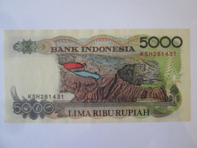 Indonezia 5000 Rupiah 1999 UNC foto