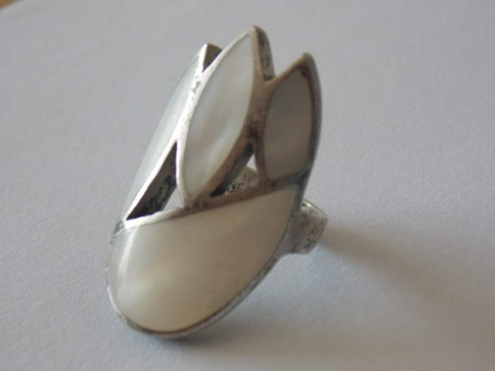 Inel argint cu sidef -6041