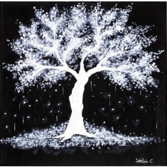 Lumina &ndash; pictură contemporană, acril pe p&acirc;nză