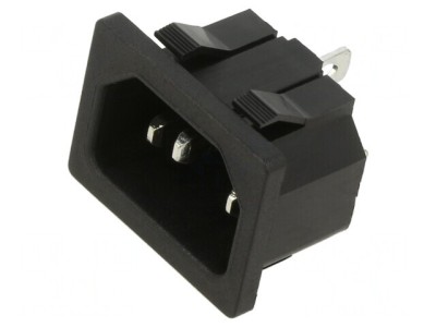 Conector Alimentare AC 10A 250V IEC 60320 foto