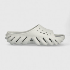 Crocs papuci Echo Slide culoarea gri, 208170 208170.1FT-1FT