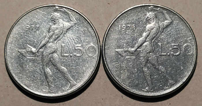 50 lire Italia - 1977, 1978