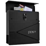 Cutie postala pentru scrisori Negru SN3696-2