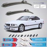 Cumpara ieftin Ștergătoare BMW Seria 3 E36 Coupe (1992&ndash;1999) | Set Față &ndash; TeamCar&reg;