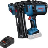 Bosch GNH 18V-64 M + GAL 1880 CV - Pistol de batut cuie fara acumulatori Li-Ion 18 V - Ah cuie pentru lemn valiza speciala + Incarcator acumulatori